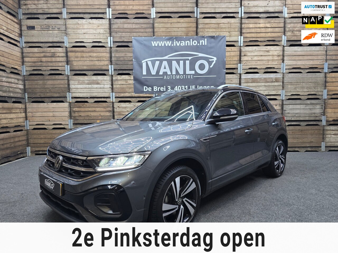 Volkswagen T-Roc - 1.0 TSI R-Line IQ Drive Pakket Navi LED Clima LM - AutoWereld.nl