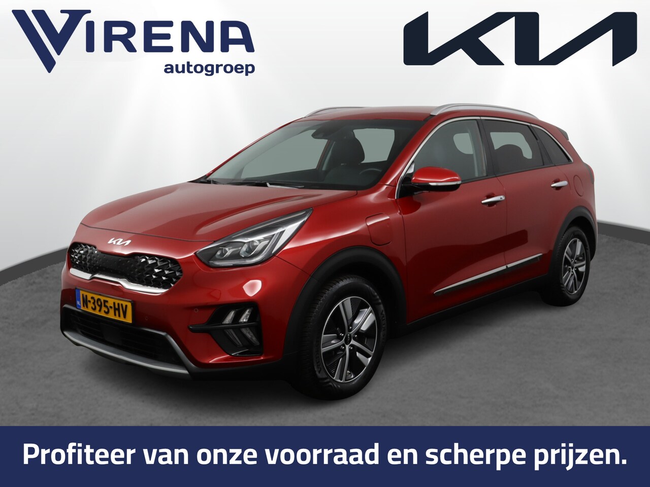 Kia Niro - 1.6 GDi PHEV DynamicPlusLine Navigatie- Stoelverwarming- stuurwielverwarming- parkeersenso - AutoWereld.nl