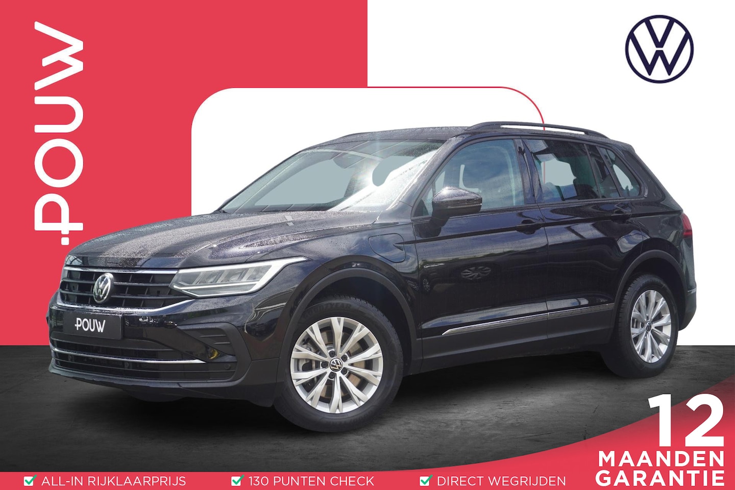 Volkswagen Tiguan - 1.4 TSI eHybrid 245pk Life | SoH 95 % | Navigatie | Stoelverwarming | Adaptive Cruise - AutoWereld.nl