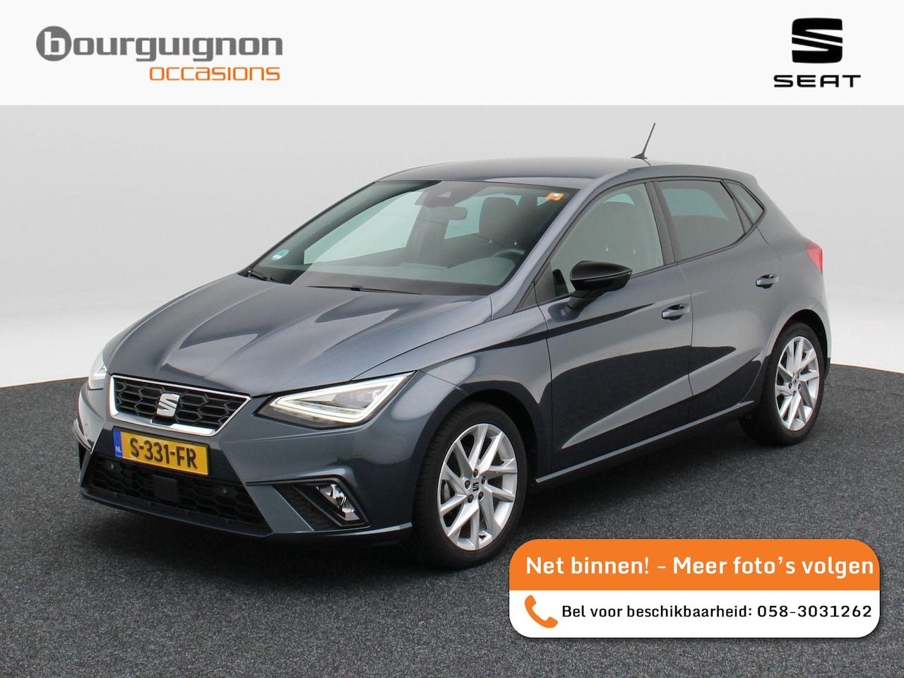 SEAT Ibiza - 1.0 TSi FR | Parkeersensoren | Climatronic | Carplay | Cruise Control | 17 Inch | 37.015 K - AutoWereld.nl