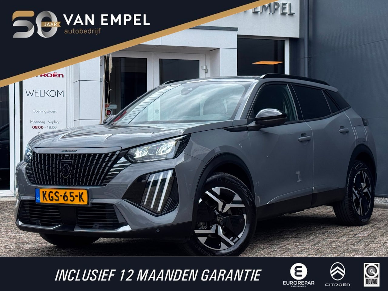 Peugeot 2008 - 1.2 Hybrid Allure | 360 Camera | Adaptive Cruise | Virtual Cockpit | Navigatie - AutoWereld.nl