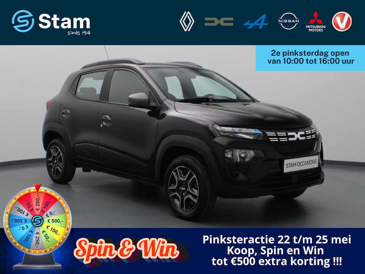 Dacia Spring - Expression 27 kWh Airco | Camera | Carplay | Navi | Parkeersens. achter - AutoWereld.nl