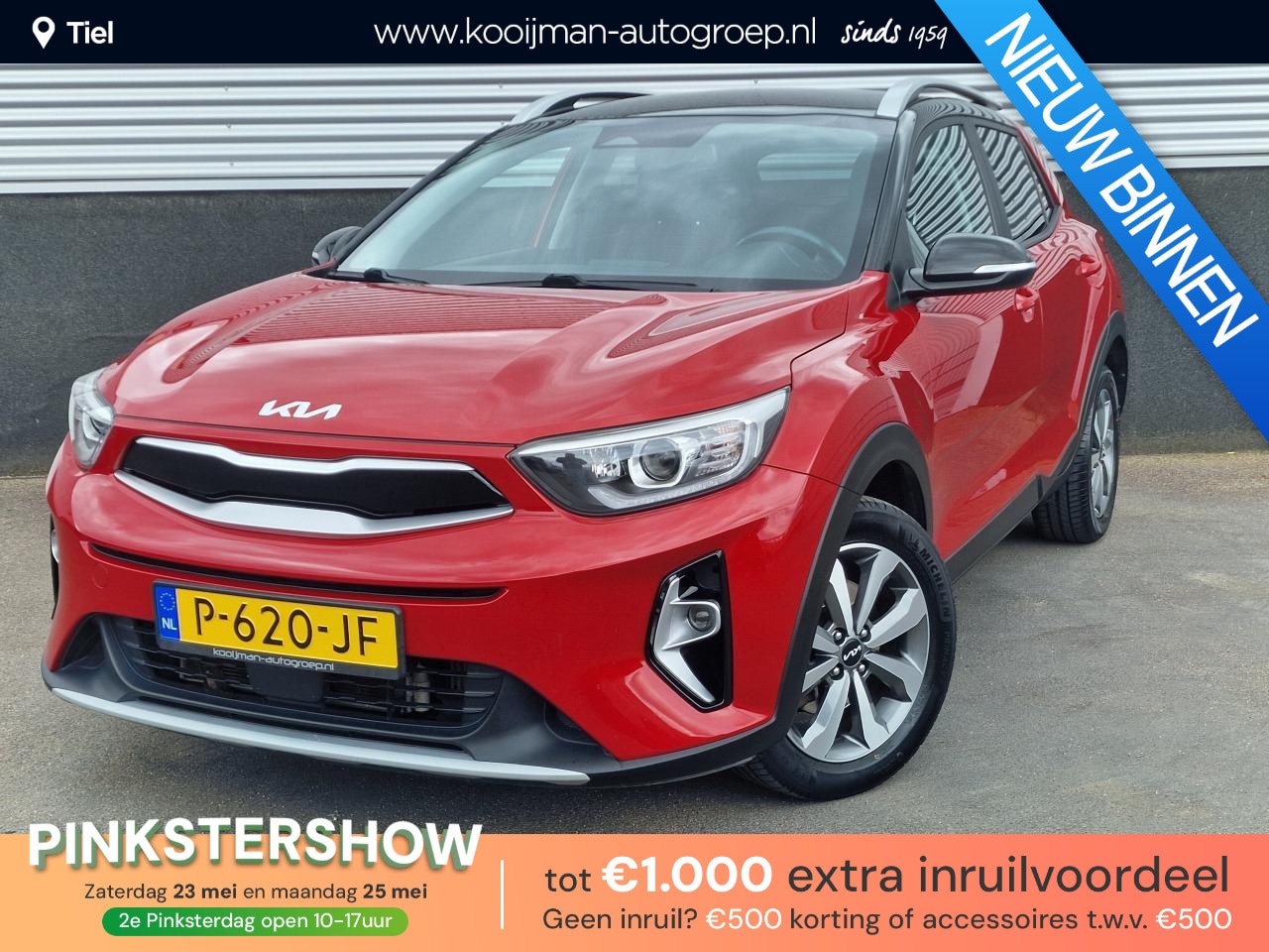 Kia Stonic - 1.0 T-GDi MHEV DynamicPlusLine 1e eign. Nieuw geleverd en dealeronderhoude, Climate contro - AutoWereld.nl