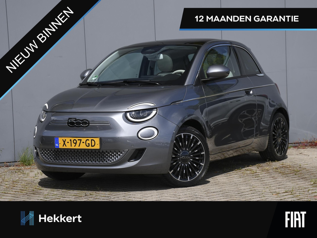 Fiat 500 - La Prima 42 kWh 118pk Automaat PANO | JBL SOUND | 17''LM | CRUISE.C | CAMERA | DODE HOEK | - AutoWereld.nl