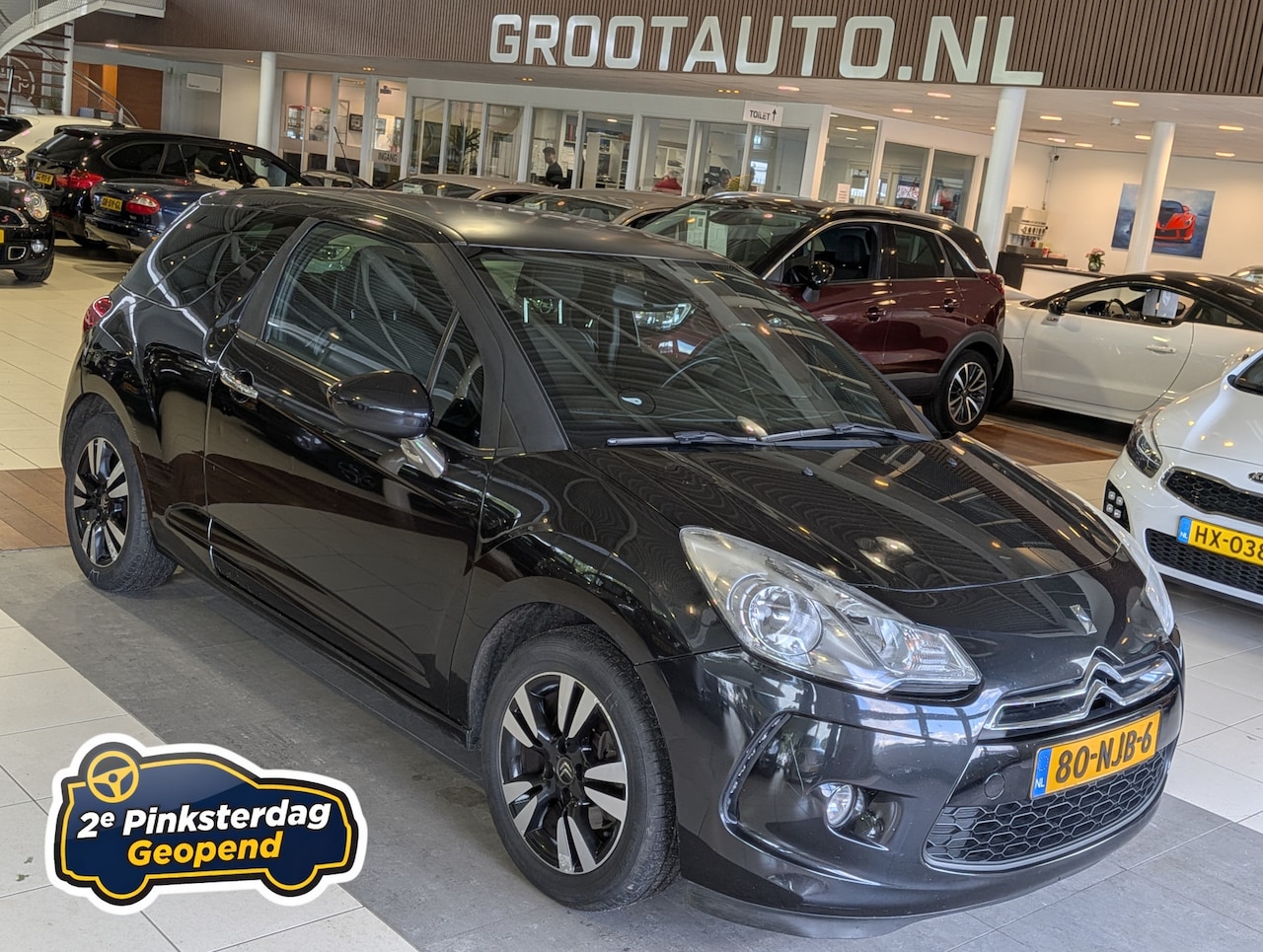 Citroën DS3 - 1.6 So Chic in Black Airco, Cruise Control, Stuurbekrachtiging - AutoWereld.nl