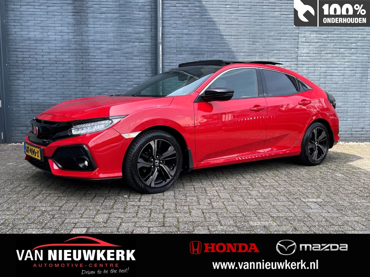 Honda Civic - 1.0 i-VTEC 129pk 5D Executive | Panoramisch Dak | Carplay & Navi | Blindspot | Keyless Ent - AutoWereld.nl