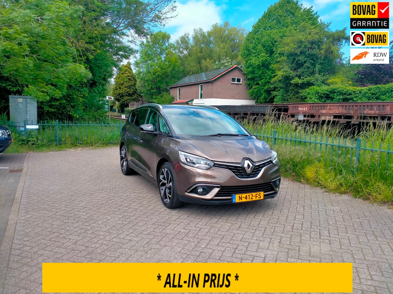 Renault Grand Scénic - 1.3 TCe Intens luxe 7pers. panoramadak leder trekhaak ALLINPRIJS - AutoWereld.nl