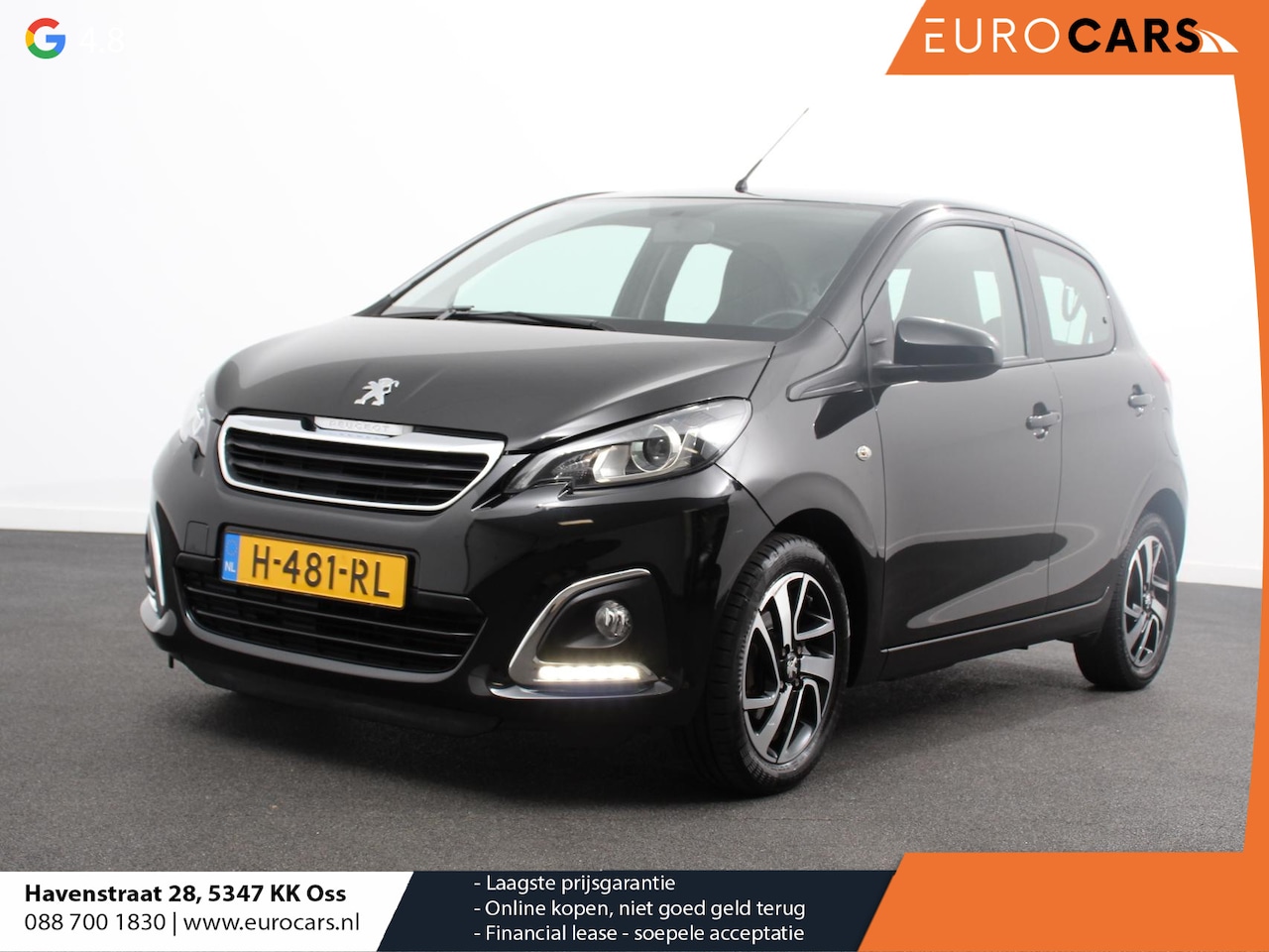 Peugeot 108 - 1.0 e-VTi Blue Lease Executive Navigatie Apple Carplay/Android Auto Climate Control Camera - AutoWereld.nl