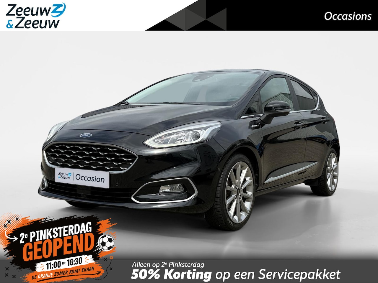 Ford Fiesta - 1.0 EcoBoost Hybrid Vignale | Dealer onderhouden | Adaptief cruise control | BLIS | Winter - AutoWereld.nl