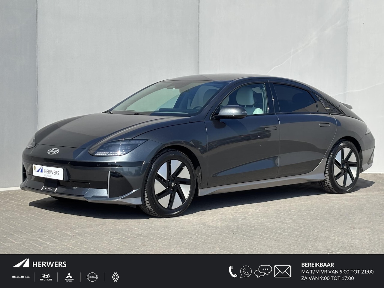 Hyundai IONIQ 6 - Connect 77.4 kWh / SOH 100% / Fabrieksgarantie tot 11-2028 / CCS snellader / Elektrisch ve - AutoWereld.nl