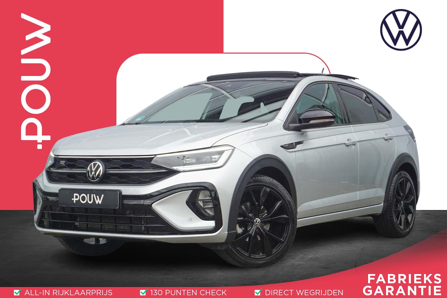 Volkswagen Taigo - 1.0 TSI 110pk DSG R-Line Business | Panoramadak | Achteruitrijcamera | IQ Light - AutoWereld.nl