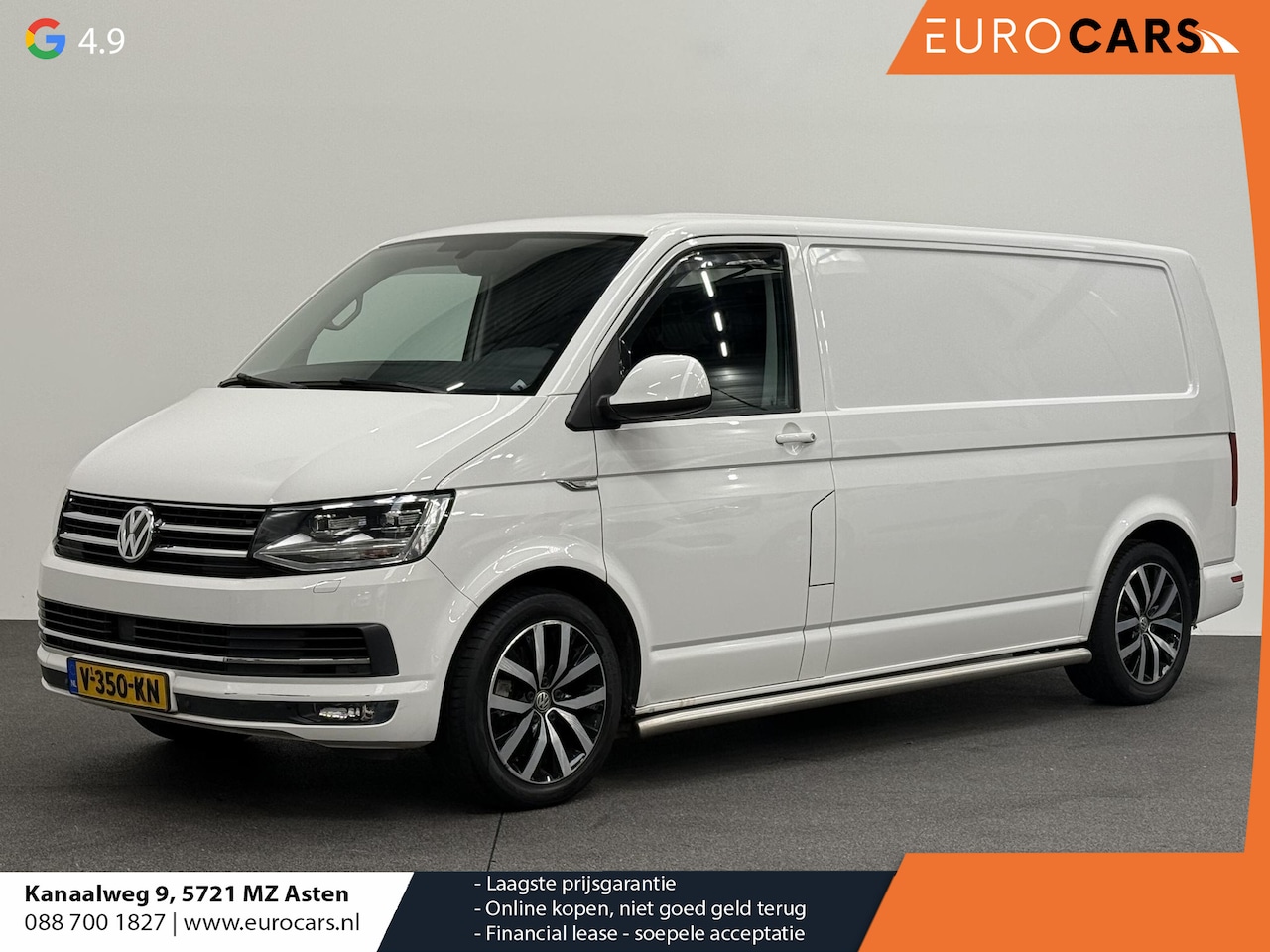 Volkswagen Transporter - 2.0 TDI L2H1 Automaat HANDEL / EXPORT Airco Navi LM velgen LED Achterklep Trekhaak Adaptie - AutoWereld.nl