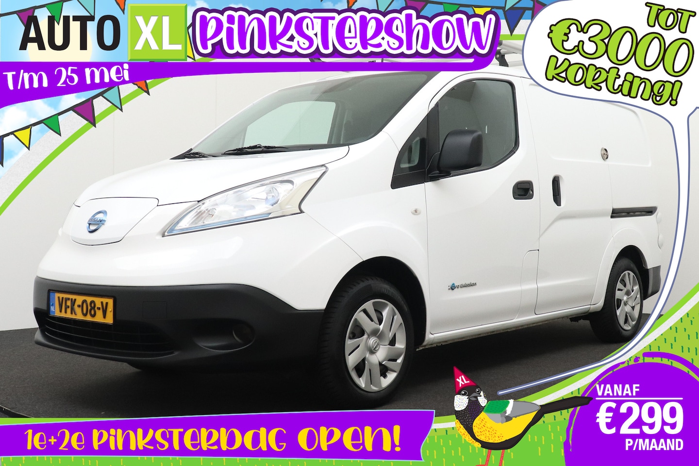Nissan e-NV200 - Business 40 kWh Camera Trekhaak Stoelverw. Navi - AutoWereld.nl