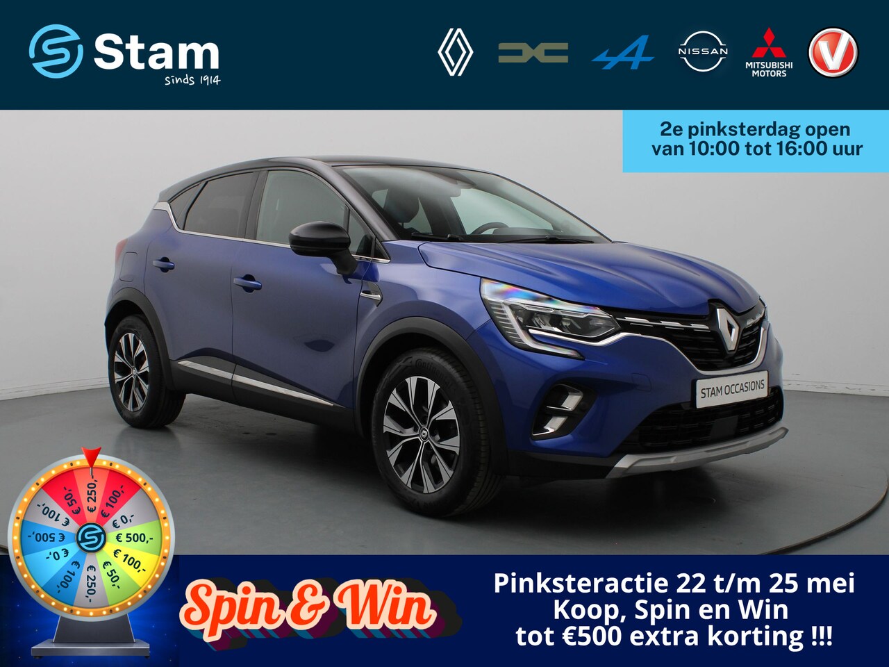 Renault Captur - TCe 90pk Techno Camera | Climate | Navi | Parkeersensoren V+A - AutoWereld.nl