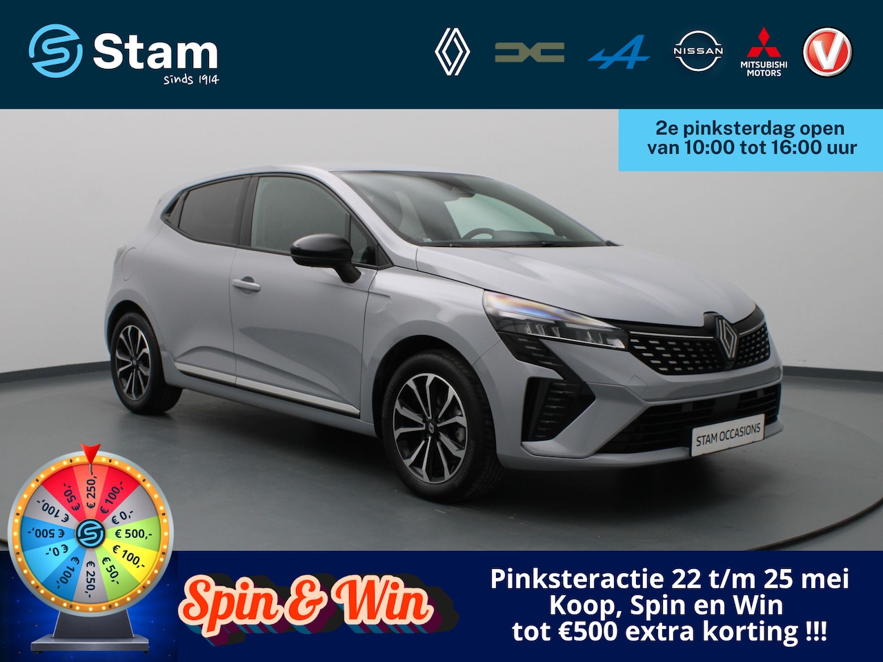 Renault Clio - E-Tech Full Hybrid techno 145pk Camera | Cruise | Navi | Parkeersens. achter - AutoWereld.nl