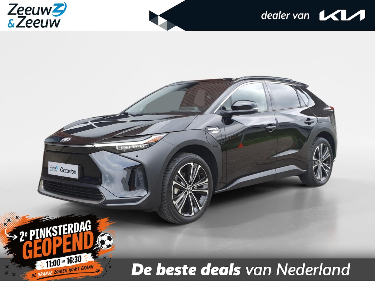 Toyota bZ4X - Premium 4WD 71 kWh | Trekhaak | Rondom camera | Panoramadak | Navigatie | Stoel verwarming - AutoWereld.nl