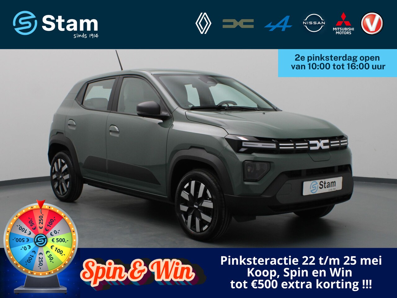 Dacia Spring - Expression 70pk 24.3 kWh Camera | Cruise | Carplay | Parkeersens. achter - AutoWereld.nl