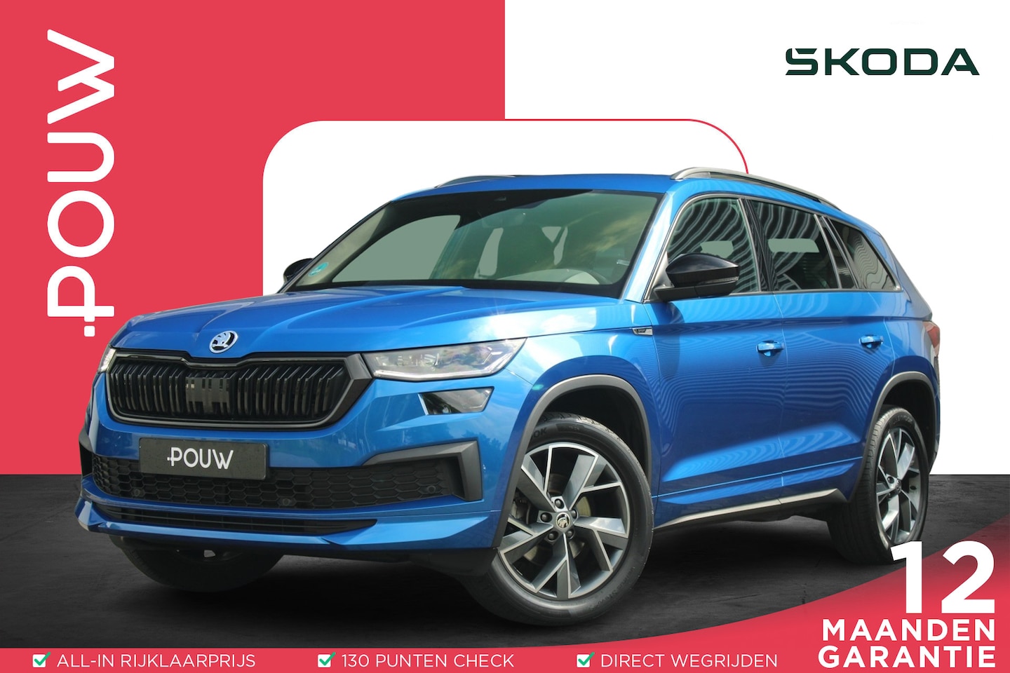 Skoda Kodiaq - 1.5 TSI 150pk DSG Sportline Business | Stoelverwarming | Adaptive Cruise | Bestuurdersstoe - AutoWereld.nl