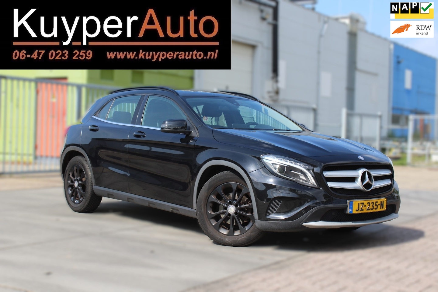 Mercedes-Benz GLA-Klasse - 180 Ambition nette automaat nap HALF LEDER - AutoWereld.nl