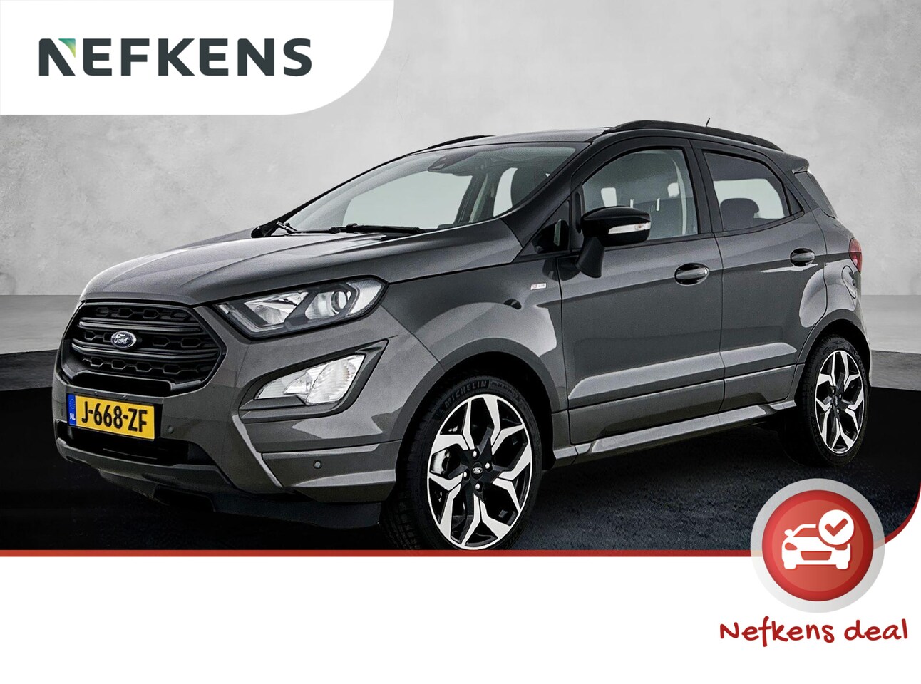 Ford EcoSport - 1.0 125pk ST-Line Automaat | Suede Bekleding | Navigatie | Climate Control | Cruise Contro - AutoWereld.nl