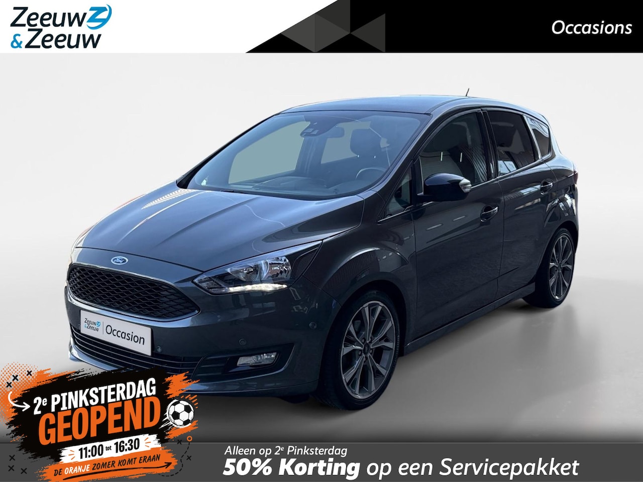 Ford C-Max - 1.0 Sport | 12 Maanden BOVAG Garantie | Navigatie | Airco | Bluetooth | Cruise Control | L - AutoWereld.nl