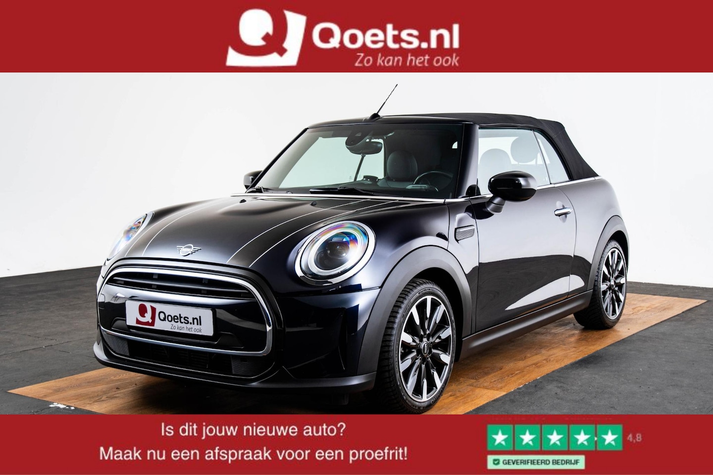 MINI Cabrio - Mini 1.5 Cooper MINI Yours Binnenlichtpakket - Cruise Control - Stuurwielverwarming - Driv - AutoWereld.nl