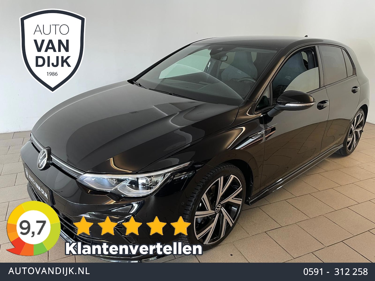 Volkswagen Golf - 1.5 TSI R-Line AIRCO NAVI CRUISE STOELVERW VELGEN MULTI STUUR APPLE CARPLAY HARMAN KARDON - AutoWereld.nl
