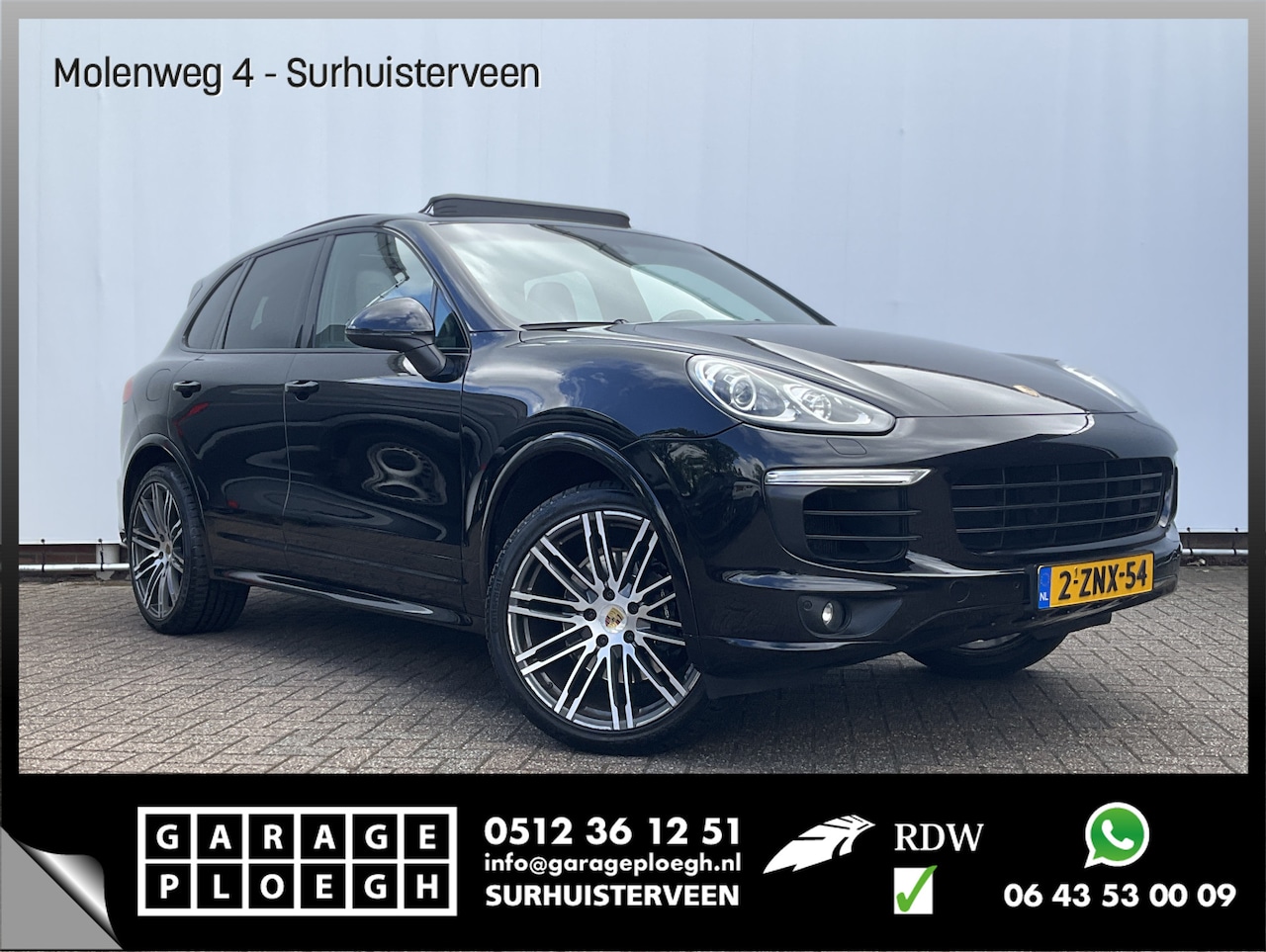 Porsche Cayenne - 3.0 S E-Hybrid Pano Bose Trekhaak SportChrono Luchtvering Stoelverw+Ventilatie Export?! - AutoWereld.nl