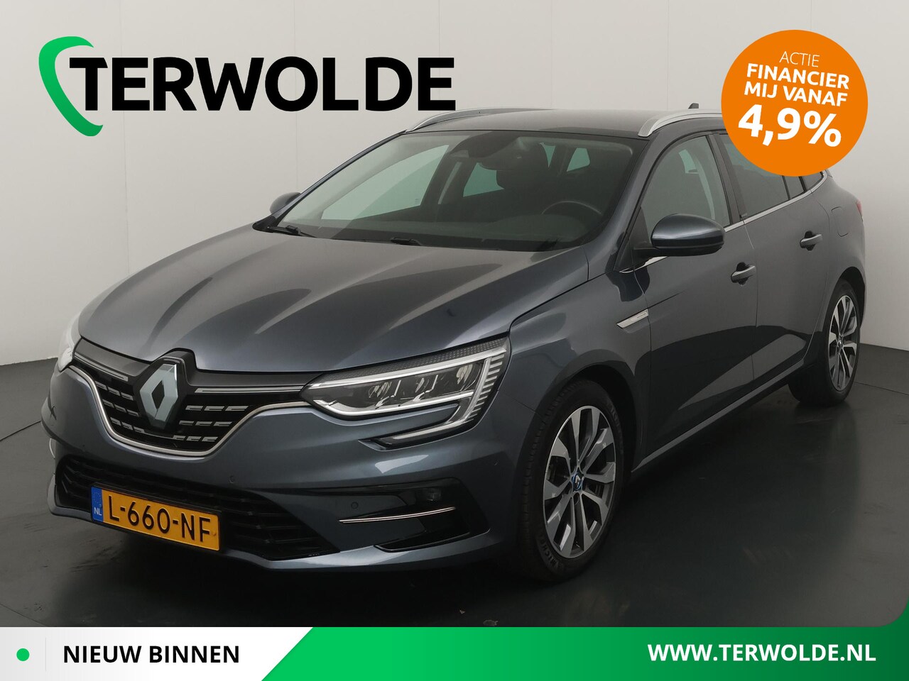 Renault Mégane Estate - Plug-in Hybrid 160 Business Edition One | Lederen Bekl. | Parkeercamera | Stoel- & Stuurve - AutoWereld.nl