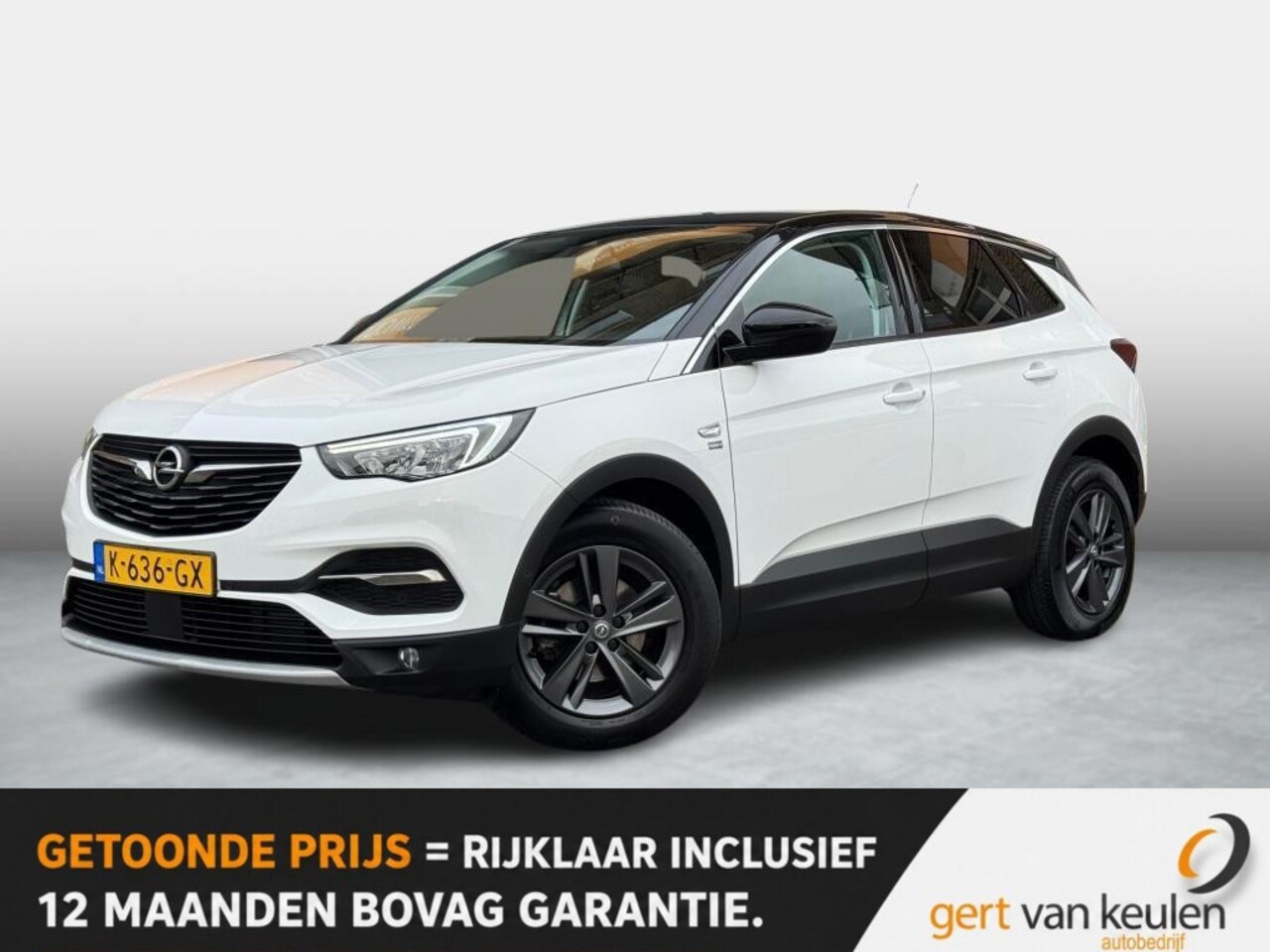 Opel Grandland X - 1.2 TURBO 2-TONE/NL-AUTO/1E EIG./50.000 KM/NIEUWE DISTRIBUTIERIEM!! - AutoWereld.nl