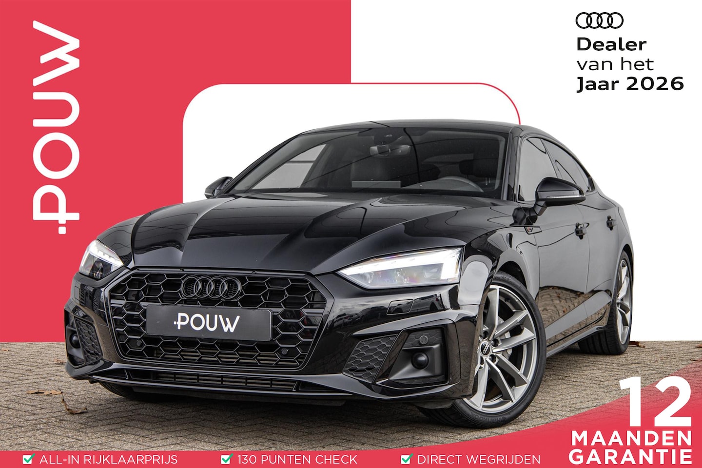 Audi A5 Sportback - 40 TFSI 204pk S Edition | 19" LMV | Achteruitrijcamera | Stoelverw. | Elektr. Stoelverst. - AutoWereld.nl