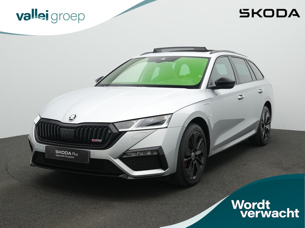 Skoda Octavia Combi - 1.4 e-Hybrid 245 pk DSG RS | Panoramadak | Trekhaak | Navigatie | Head-Up Display | Matrix - AutoWereld.nl