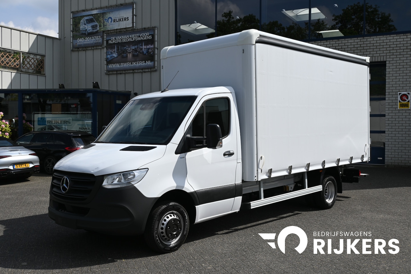 Mercedes-Benz Sprinter - 514 CDI L3 NIEUWE schuifzeilen bak Huifzeil, MBUX met Apple Carplay/Android Auto - AutoWereld.nl