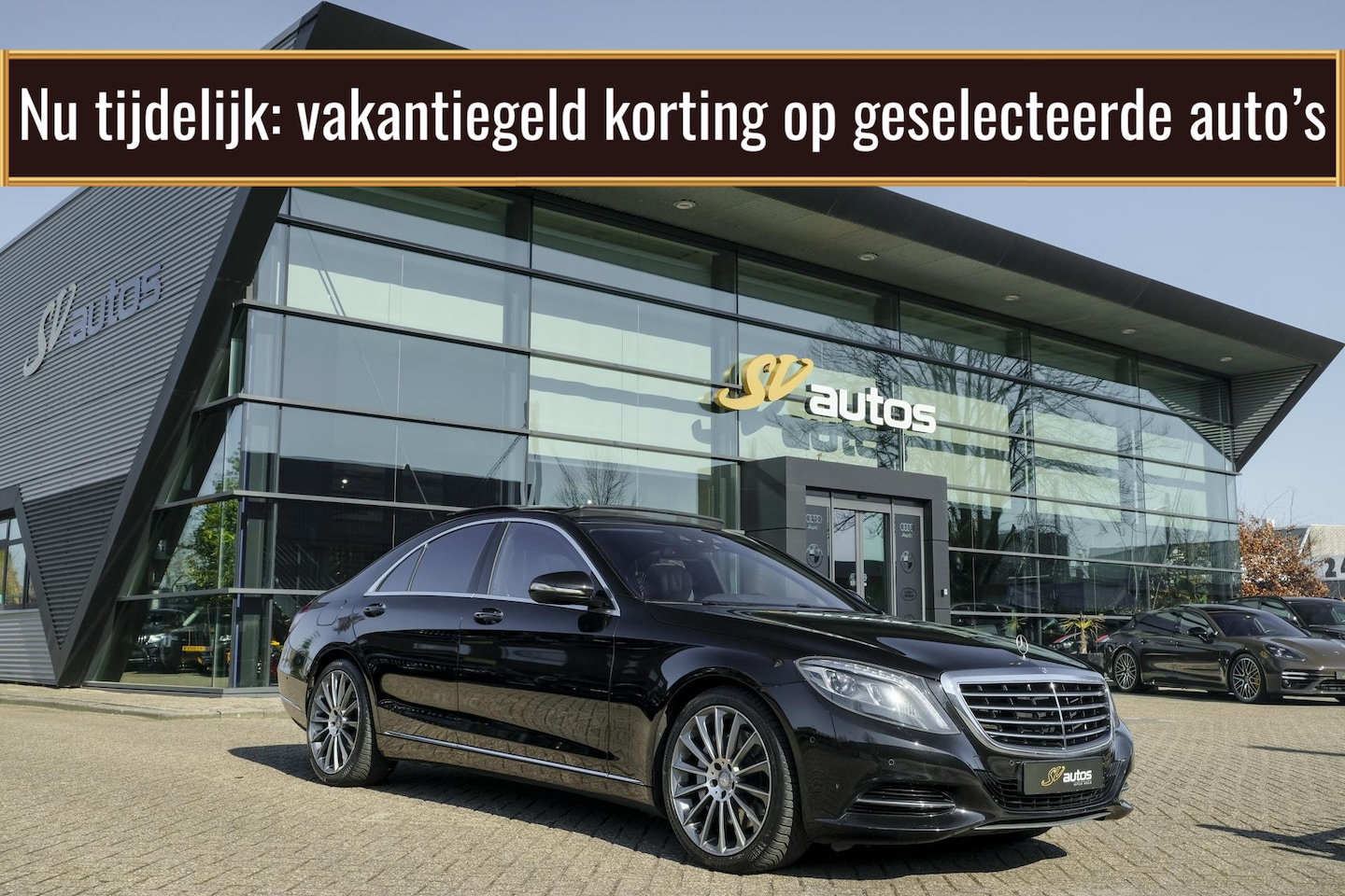 Mercedes-Benz S-klasse - S500 V8 455pk 4Matic Panoramadak Trekhaak elektrisch Luchtvering Widescreen Sfeerverlichti - AutoWereld.nl