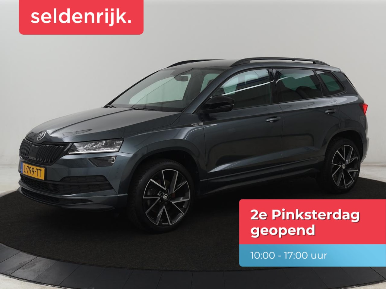 Skoda Karoq - 1.5 TSI Sportline | Trekhaak | Stoelverwarming | Virtual Cockpit | Stuurverwarming | Carpl - AutoWereld.nl
