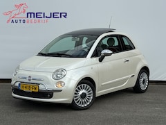 Fiat 500 - 0.9 TwinAir Lounge Panoramadak | Leer | Clima | Parelmoer wit | Parkeersensoren