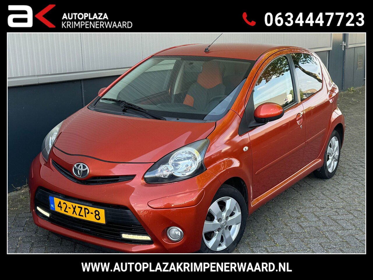 Toyota Aygo - 1.0 VVT-i Dynamic Orange facelift Airco Nieuwe apk - AutoWereld.nl