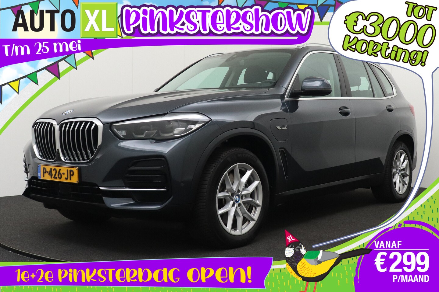 BMW X5 - xDrive45e 394 PK High Executive Adapt.Cruise Luchtvering Memory Leder - AutoWereld.nl