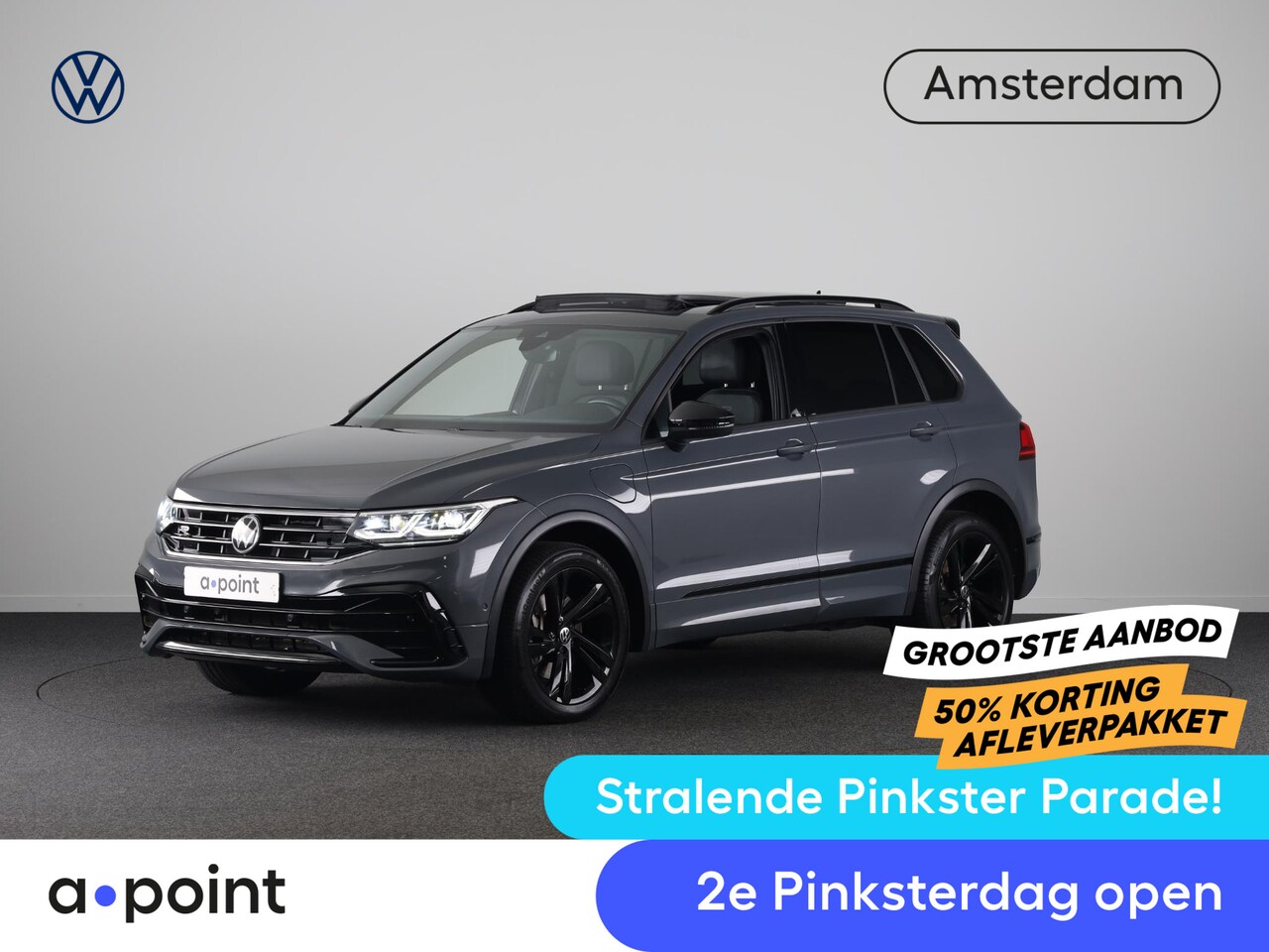Volkswagen Tiguan - 1.4 TSI eHybrid R-Line Business+ 245 pk Automaat (DSG) | Verlengde garantie | Navigatie | - AutoWereld.nl