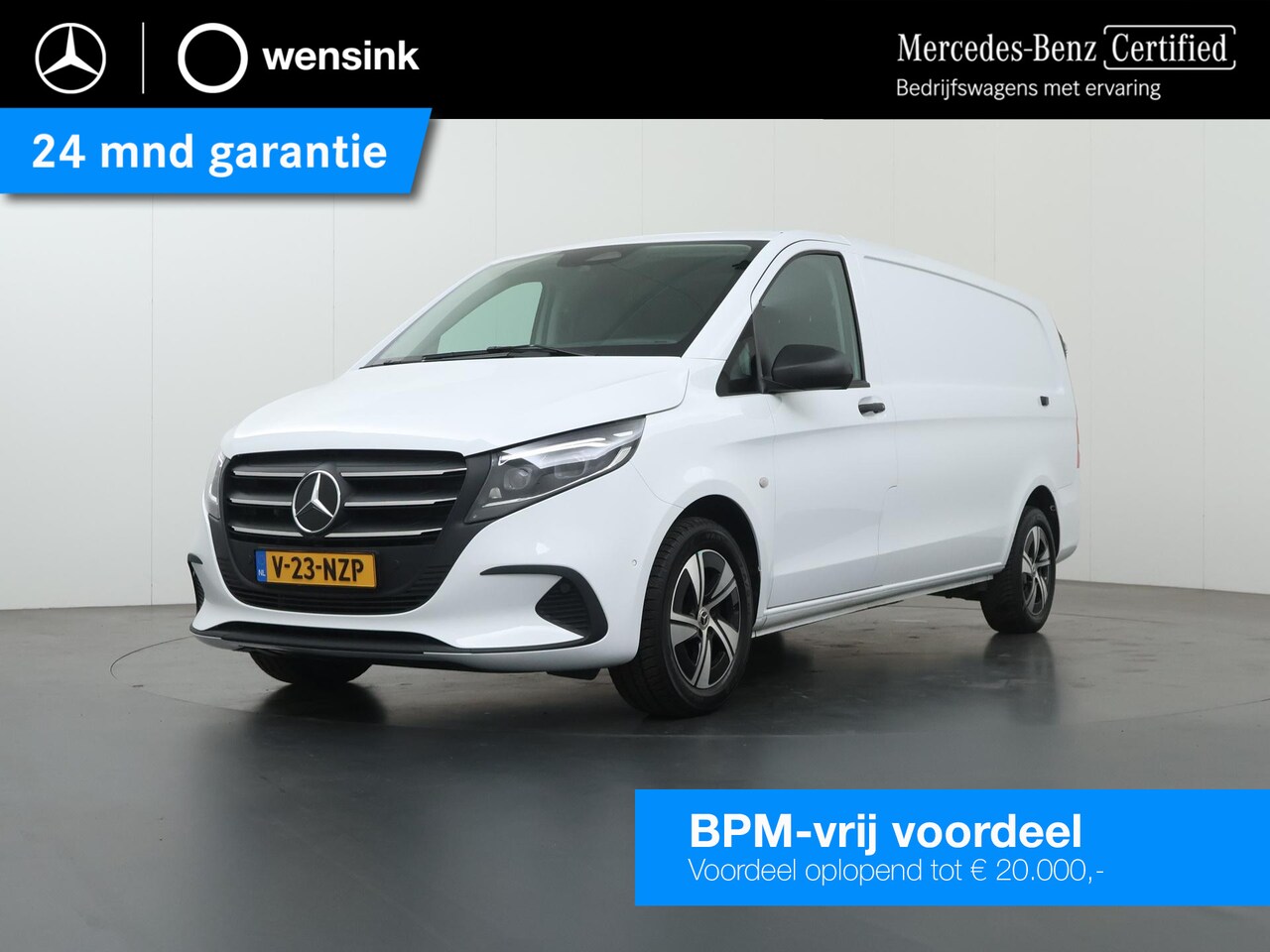 Mercedes-Benz Vito - 116 CDI | Aut. | XL L3 | Select | 3 zits | Stoelverwarming | LED koplampen | Vloer en Wand - AutoWereld.nl