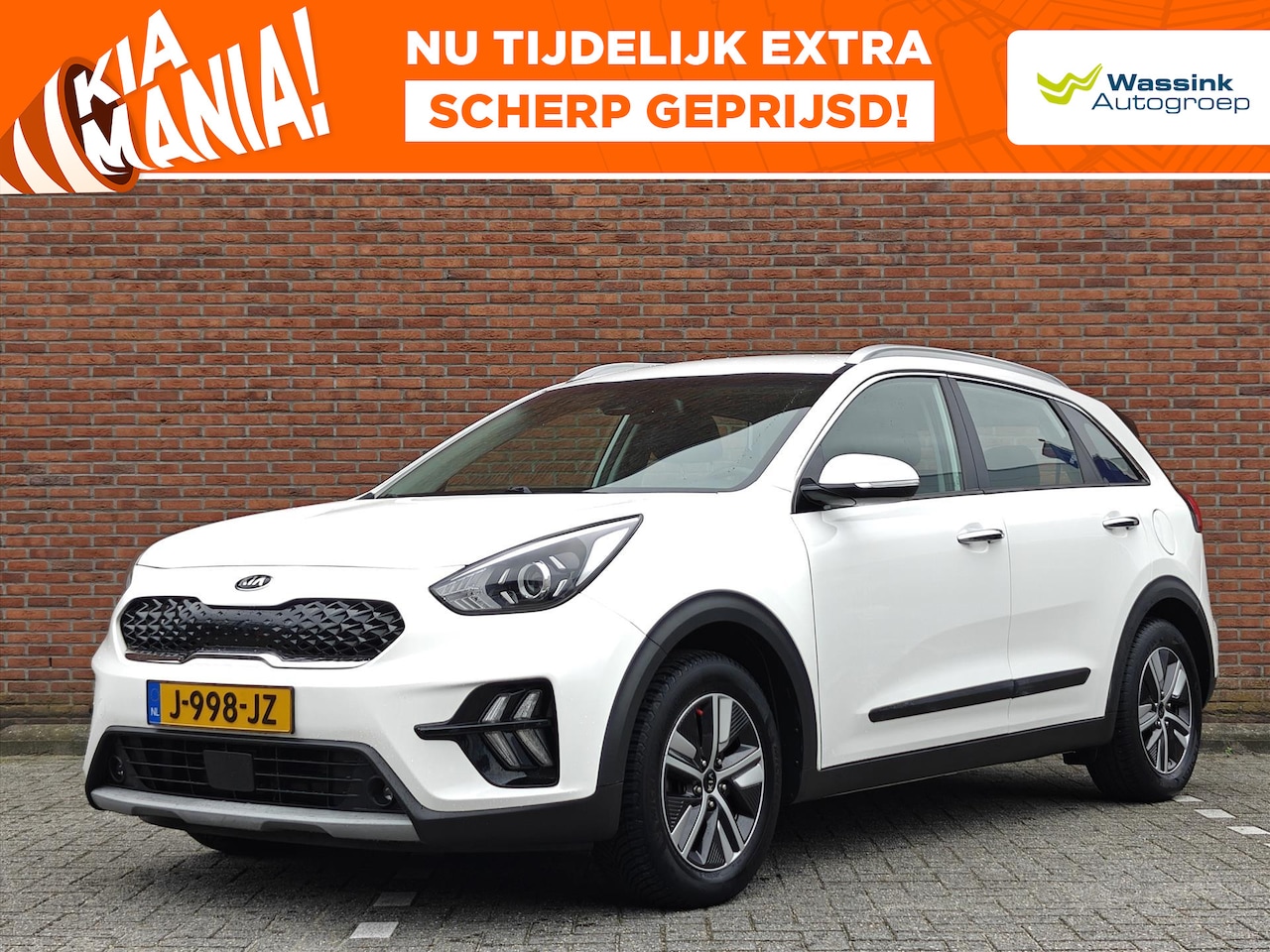 Kia Niro - 1.6 GDi Hybrid DynamicLine | Navigatie | Climate Control | Camera Achter | Sensoren Achter - AutoWereld.nl