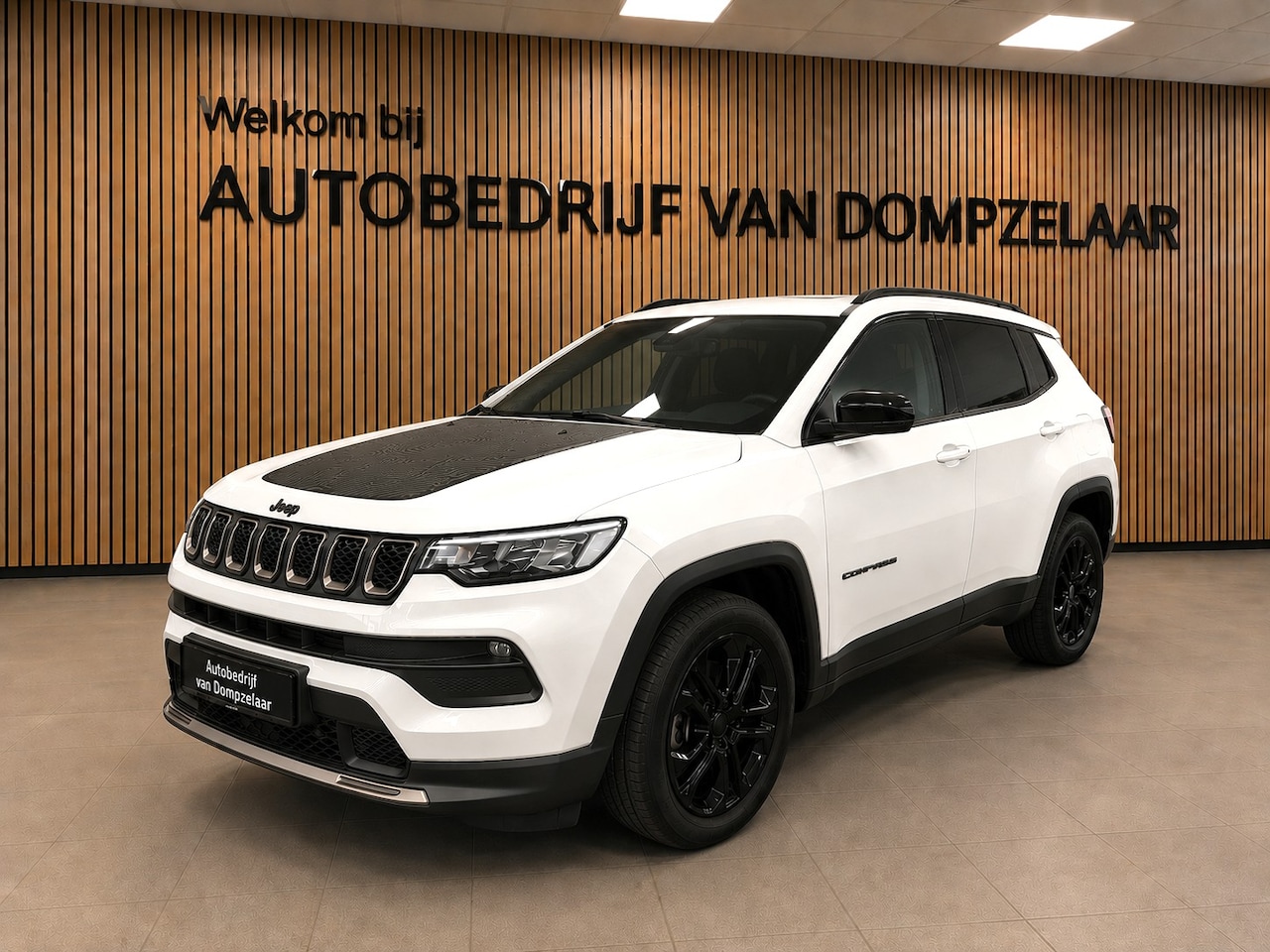 Jeep Compass - 4xe 240 PK / PLUG-IN HYBRID ELECTRIC / UPLAND / NAVI / LEDER / STOEL-STUURVERW. / - AutoWereld.nl