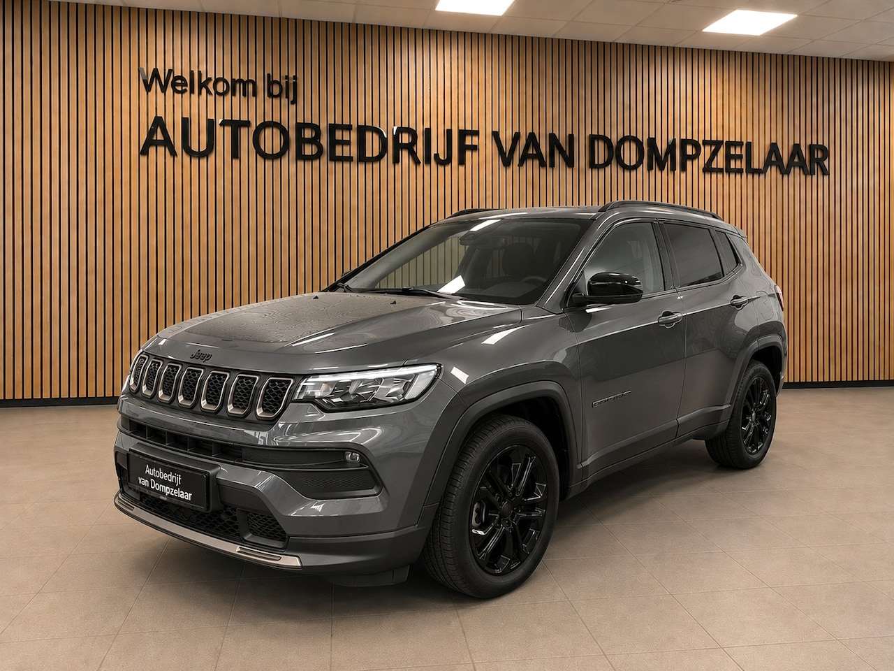 Jeep Compass - 4xe 240 PK / PLUG-IN HYBRID ELECTRIC / UPLAND / NAVI / LEDER / STOEL-STUURVERW. / - AutoWereld.nl