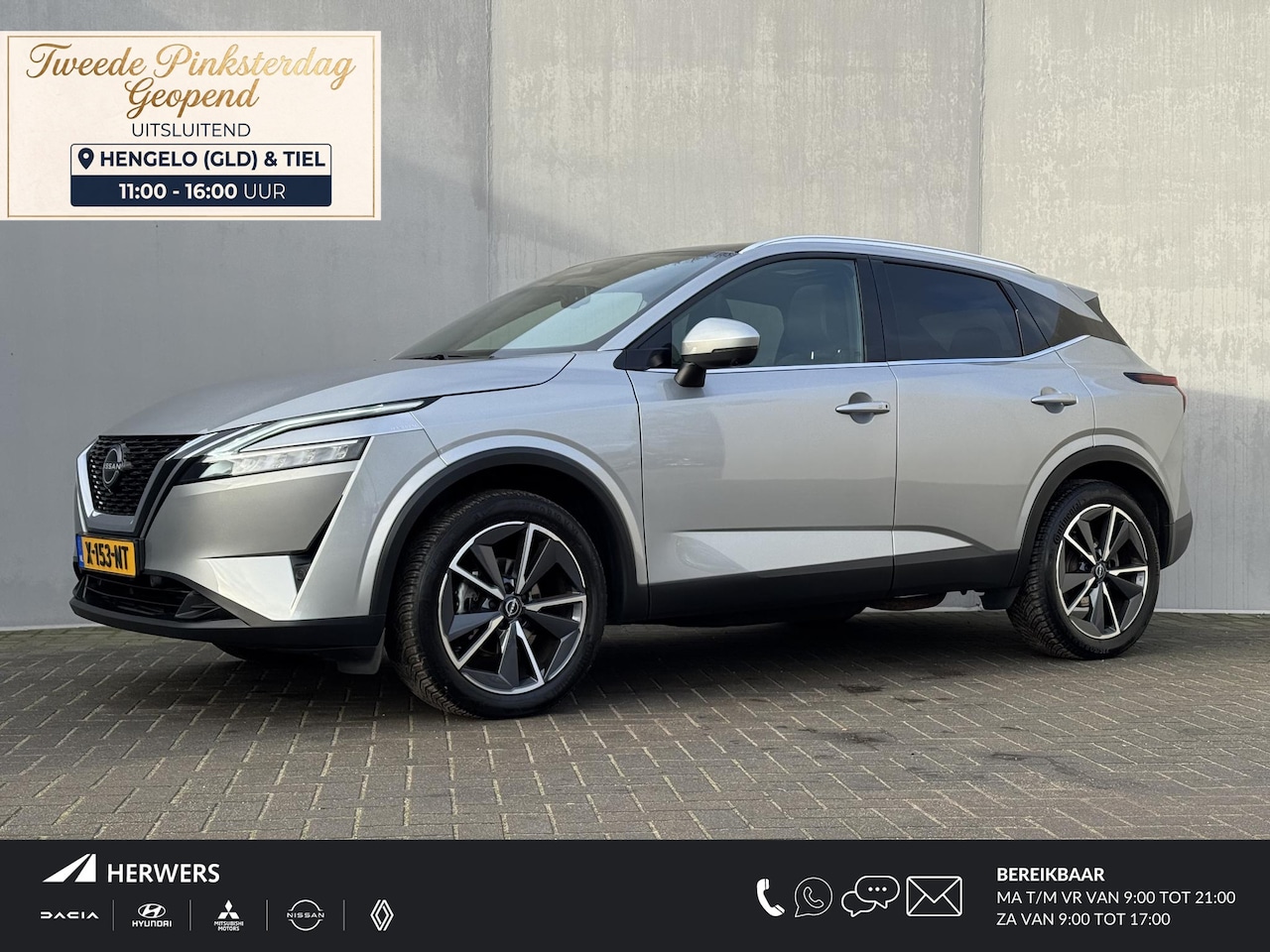 Nissan Qashqai - 1.3 MHEV Tekna / Trekhaak (Trekgewicht 1.400kg) / Dealeronderhouden / Panoramadak / Adapti - AutoWereld.nl