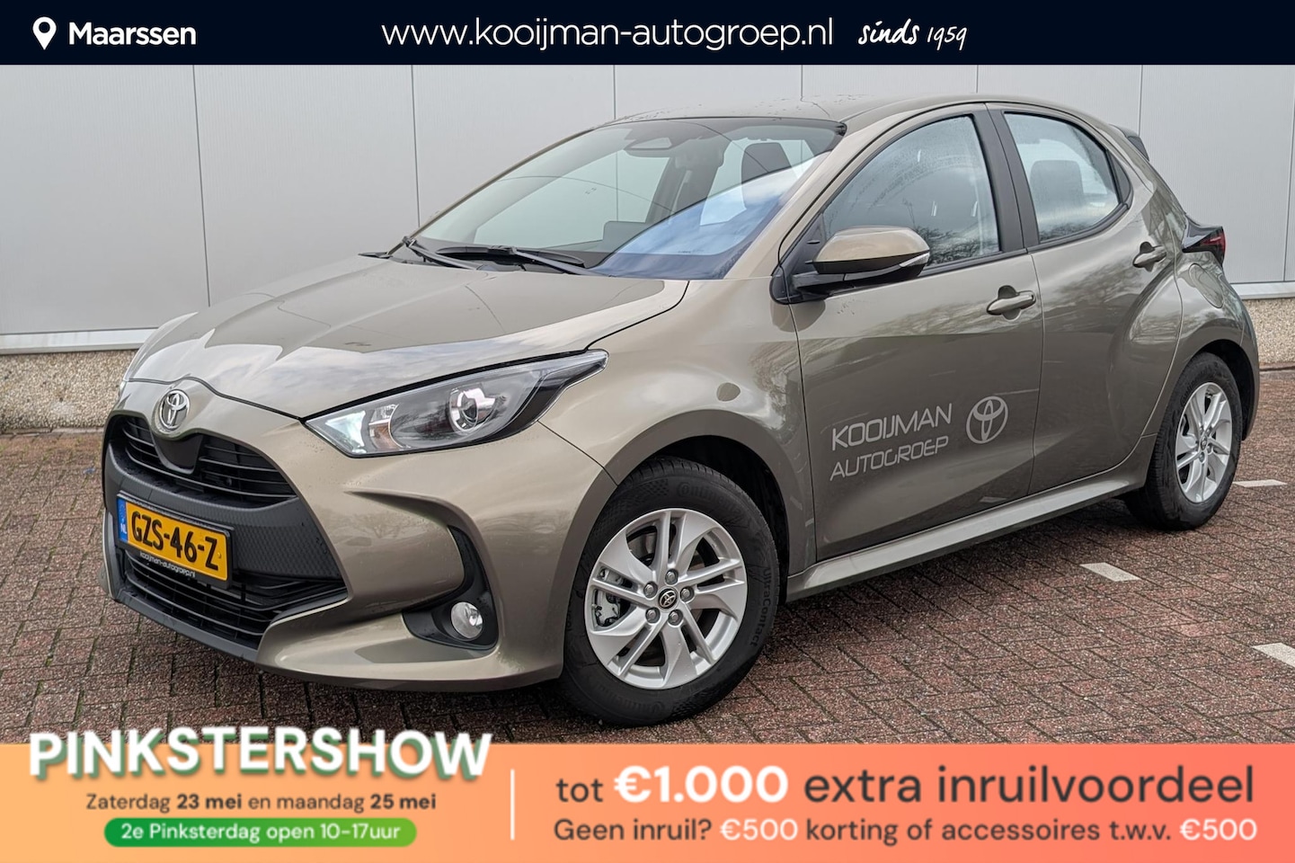 Toyota Yaris - 1.5 Hybrid 115 Active L.M. Velgen - Apple Carplay / Android Auto - Oxide Bronze metallic - AutoWereld.nl