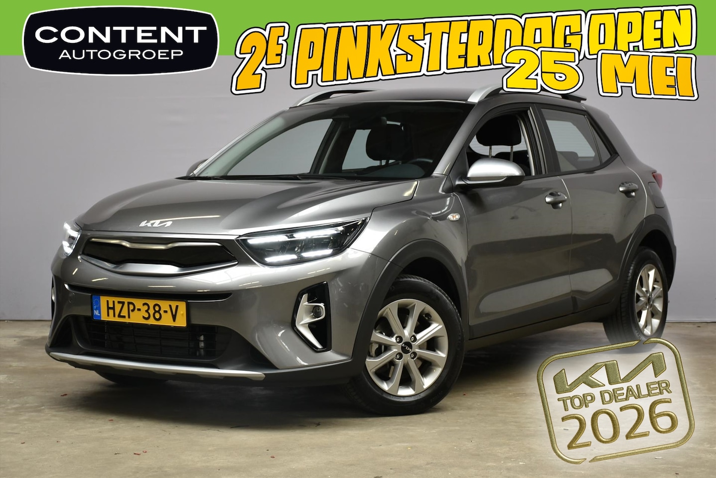 Kia Stonic - 1.0 T-GDi MHEV 100pk DCT7 DynamicLine Automaat Cruise Navi - AutoWereld.nl