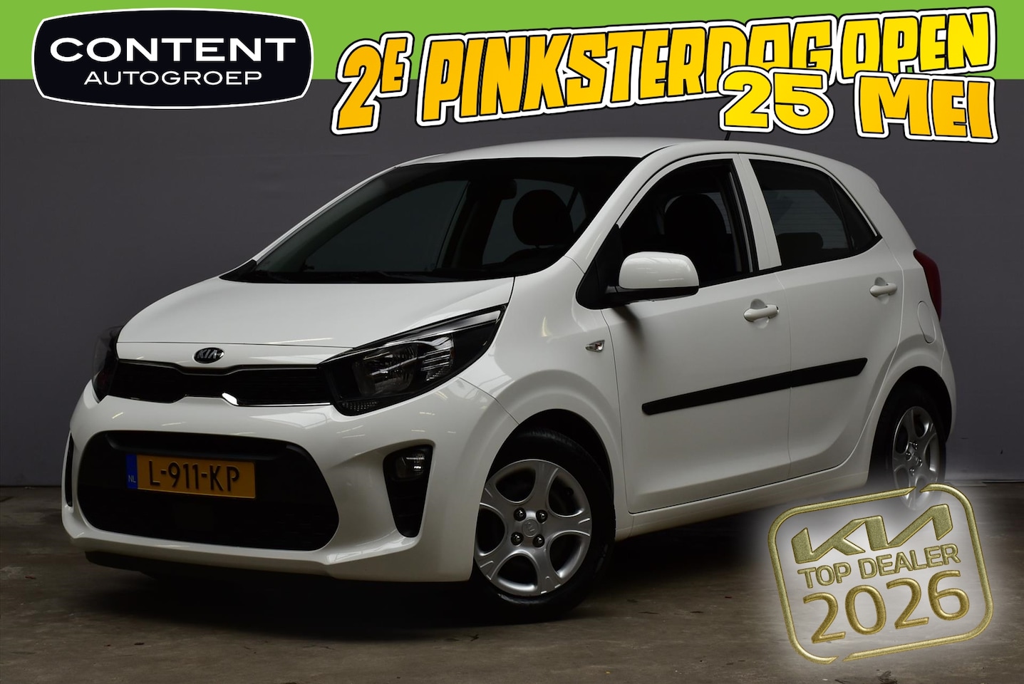Kia Picanto - 1.0 MPi 67pk 5-zits ComfortLine - AutoWereld.nl