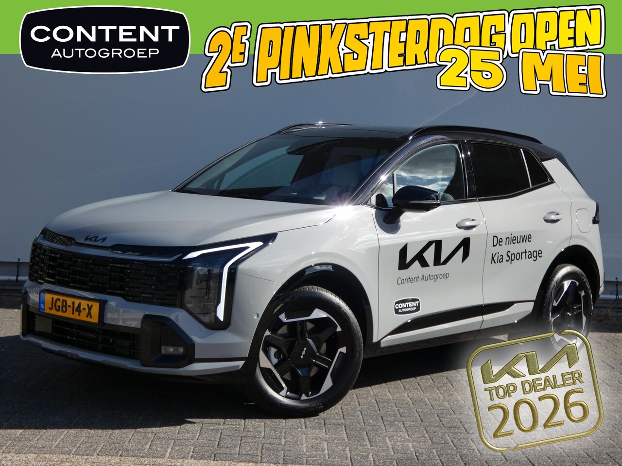 Kia Sportage - 1.6 T-GDi 239pk Hybrid AT6 GT-PlusLine - AutoWereld.nl