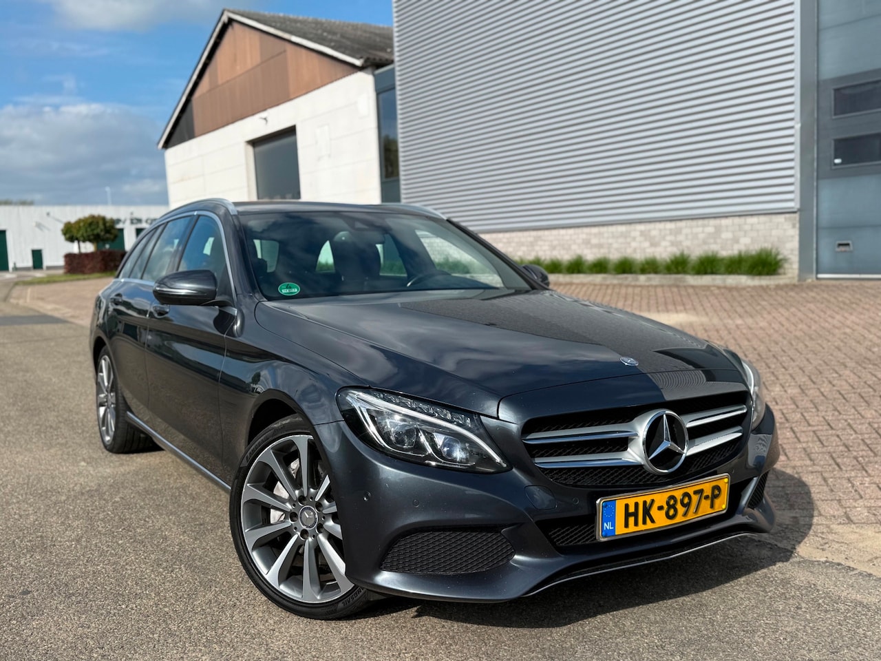 Mercedes-Benz C-klasse Estate - 350 e Lease Edition (bj 2015) XENON|LUCHTV|KEYLESS - AutoWereld.nl