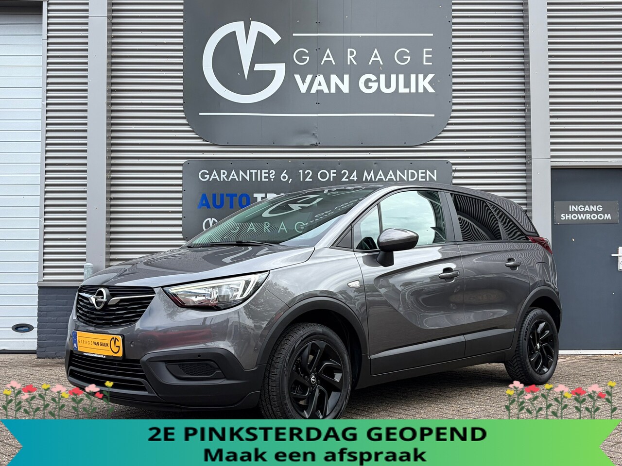 Opel Crossland X - 1.2 131PK Automaat,Navi,Clima,Cruise,Isofix,Carplay,Stoel+StuurVerwarming,ElektrRamen+Spie - AutoWereld.nl